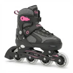 Champz Kids Inline Skates - Verstellbar - Semi-Pro - Schwarz/Pink