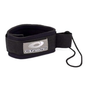 Osprey Fin Saver Leash - Ankle cord - Black - Indispensable Safety Equipment for Surfers - 2 pieces