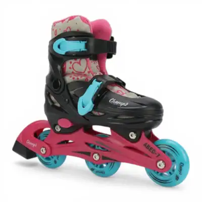 Champz Inline Skates Kinder – Beginner Skeelers Roze – Bild 6