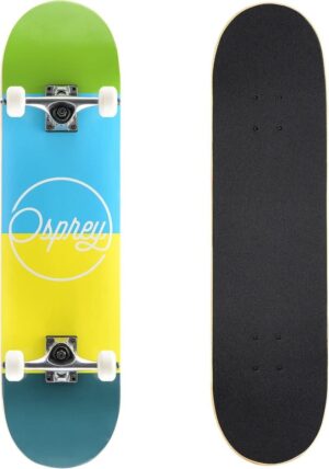 Osprey Blocks 31" Double Kick Skateboard Pro - ABEC 7