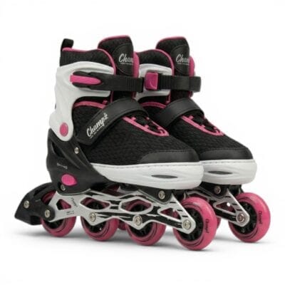 Champz Inline Skates Kinder – Pro Skeelers Zwart/Roze – Bild 3