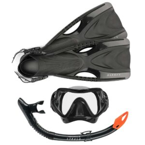Osprey Snorkelset Zwart/Oranje - Valve Purge System & Splash Guard