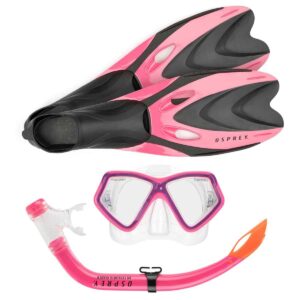 Osprey Snorkelset - Kinderen - Roze - Maat XXXS (31-34 EU)