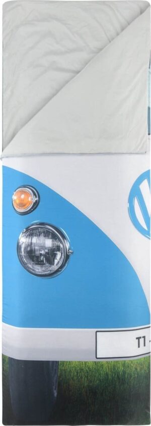 VW T1 Bus Sleeping Bag - Blue - Volkswagen Collection blue