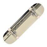 Globe G0 Strype Hard 8.0 skateboard bottom design logo schwarz weiß