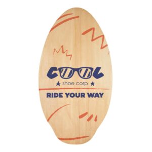Cool Shoe Corp. Splashy Skimboard - Retro Houten Skimboard voor Beginners & Gevorderden