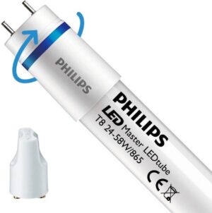10x Philips MASTER LEDtube 1500mm 24W 865 T8 Daglicht LED TL-vervanger