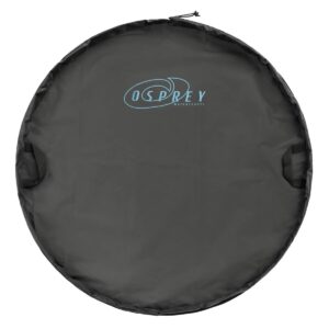 Matelas à langer Osprey Wetsuit Black - Matelas à langer imperméable et sac en un - 90x90 cm