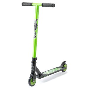 Xootz Brainache Stuntstep Kinderen – Groen/Zwart – Aluminium Deck