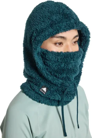 Nekwarmer – Burton Lynx Hood – Unisex – Sherpa Fleece – Deep Emerald – One Size