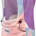 Eivy Mandy Fleece Balaclava front view in Abstract Pastels - helmet-compatible balaclava