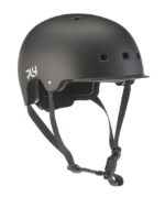 PLY PLY Plain Skate Helm Zwart 48-54cm (S) - Mat en Ventilerend