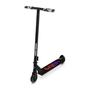 Street Surfing - Trickster Stuntstep - Black Gum - 100mm Wielen - Klaar voor het skatepark