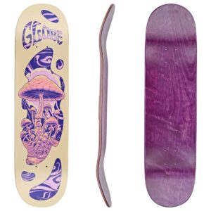 Globe G1 Mind Expansion Deck 8.5″ Off-White/Purple