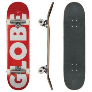 Globe G0 Fubar Complete Skateboard 8.25FU Red/White