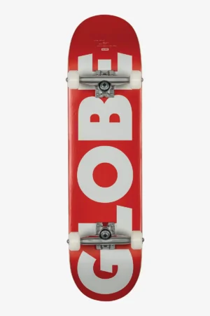 Globe G0 Fubar Skateboard complet 8.25FU Rouge/Blanc