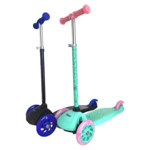 Champz Kinderstep 3 Wielen – Verstelbaar met LED Wielen